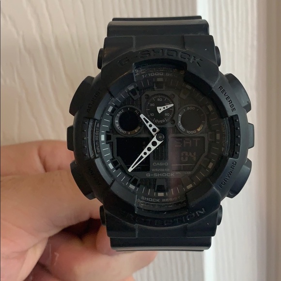 G-Shock Other - Casio GA100-1A1 Men’s G-Shock Black Resin Watch
